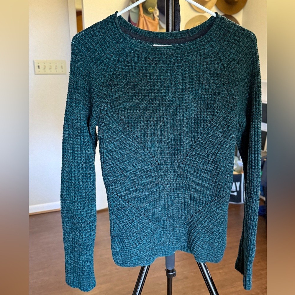 Teal/green Knit Women's Sweater